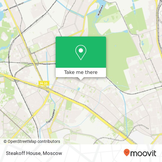 Steakoff House, Часовая улица Москва 125315 map