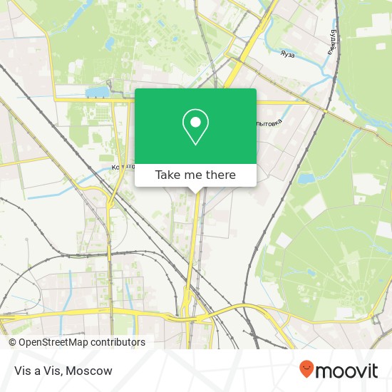 Vis a Vis, проспект Мира Москва 129085 map