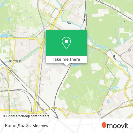 Кафе Драйв, Москва 129626 map