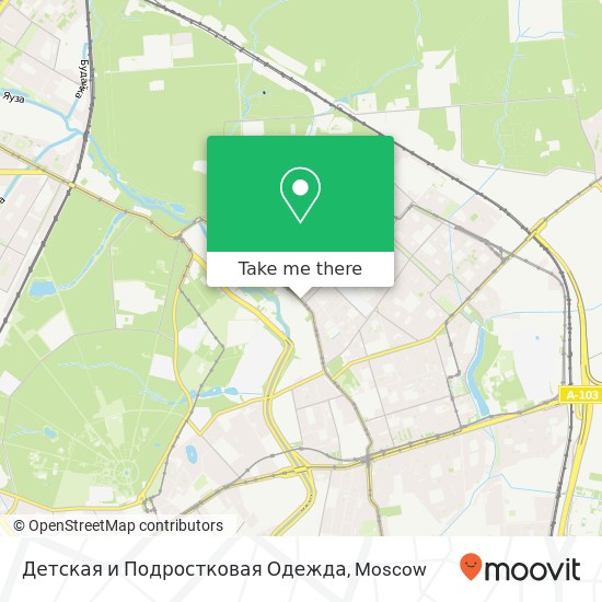 Детская и Подростковая Одежда, Краснобогатырская улица Москва 107564 map