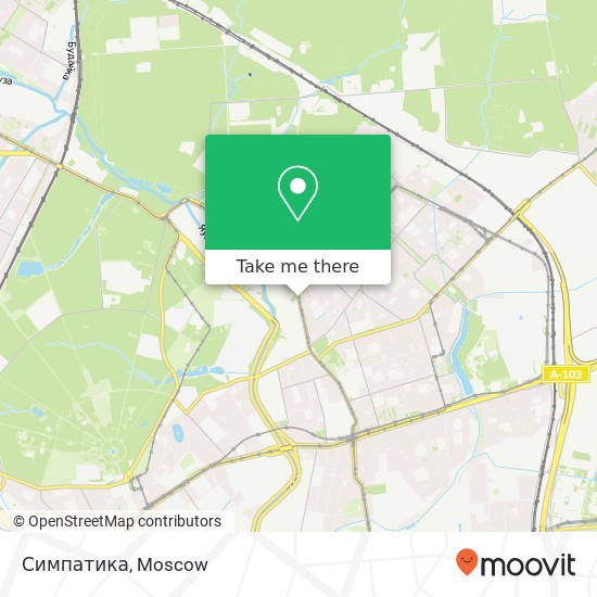 Симпатика, Краснобогатырская улица Москва 107564 map