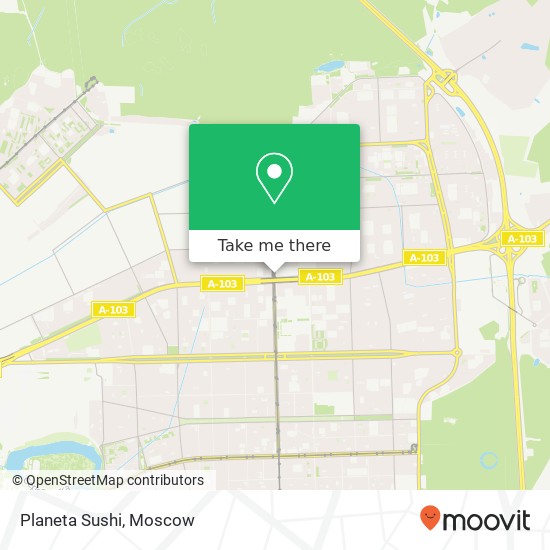 Planeta Sushi, Уральская улица Москва 107207 map