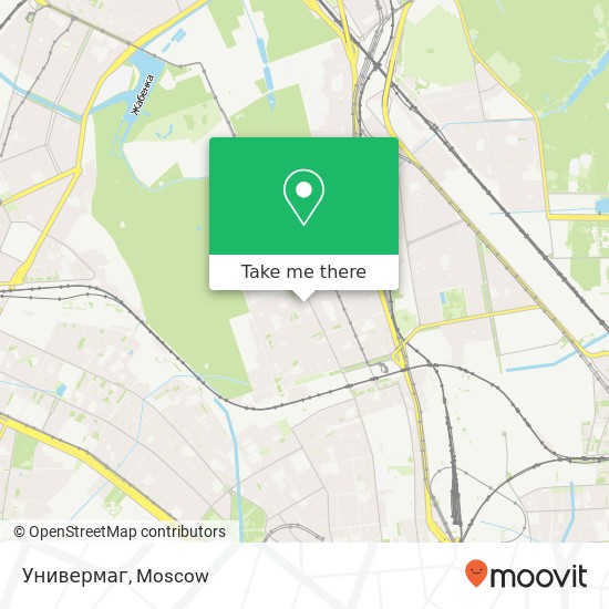 Универмаг, Тимирязевская улица Москва 127422 map