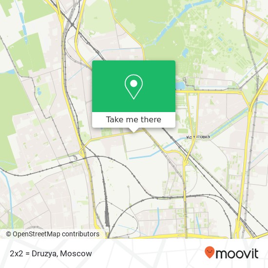 2x2 = Druzya, улица Руставели Москва 127254 map