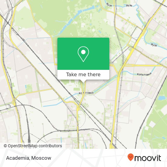 Academia, Москва 129075 map