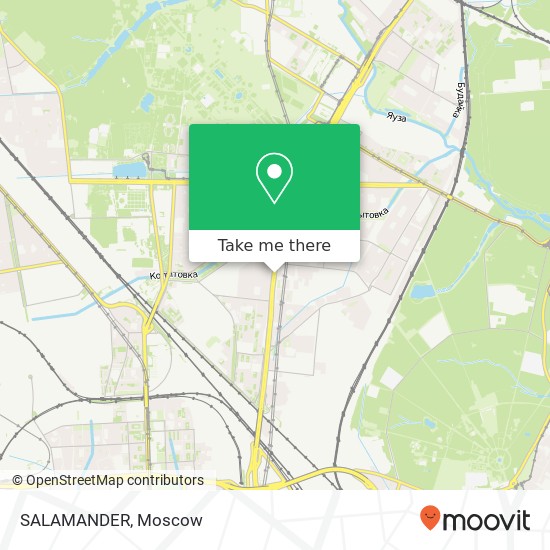 SALAMANDER, проспект Мира, 122 Москва 129626 map