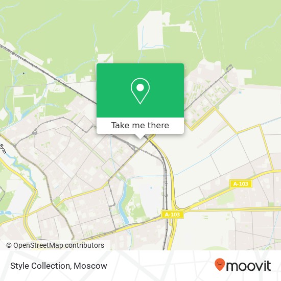 Style Collection, Открытое шоссе Москва 107370 map