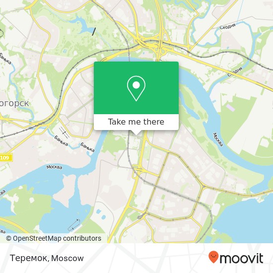 Теремок, Москва 123181 map