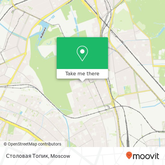 Столовая Топик, Москва 127422 map