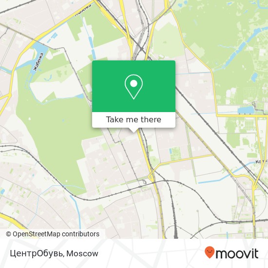 ЦентрОбувь, Москва 127434 map