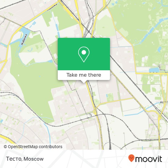 Тесто, Москва 127434 map