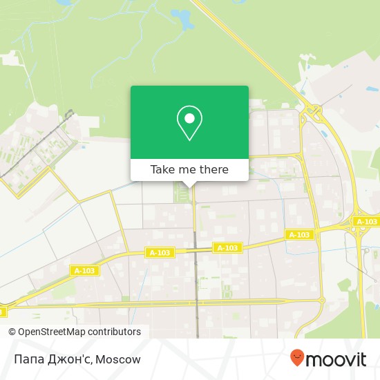 Папа Джон'с, Москва 107241 map