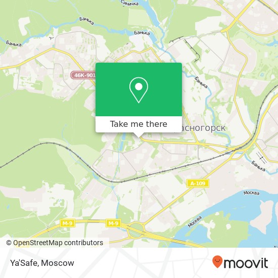 Ya'Safe, улица Райцентр Красногорский район 143404 map