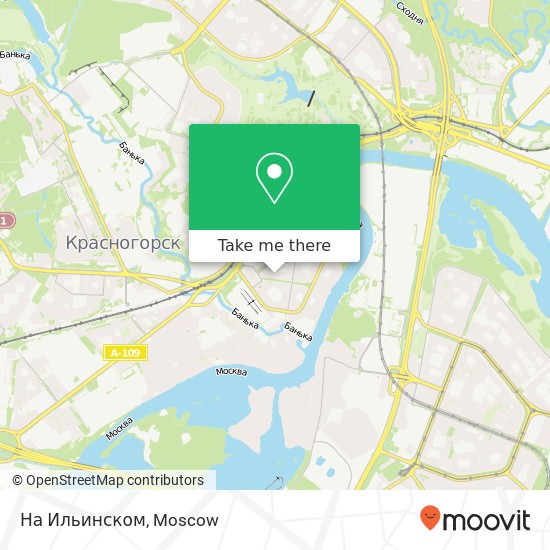 На Ильинском, Красногорский район 143405 map