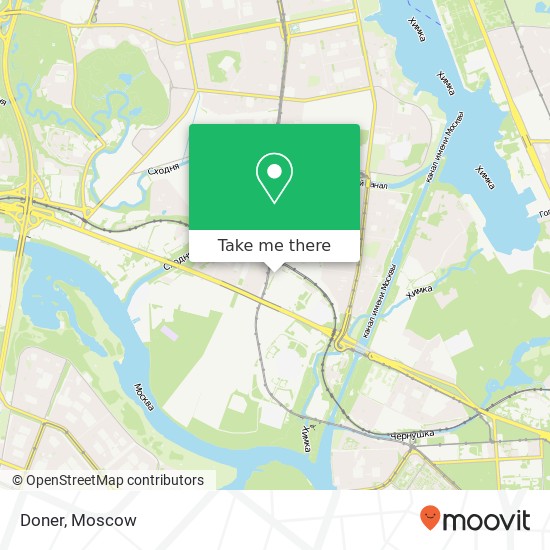 Doner, Москва 125424 map