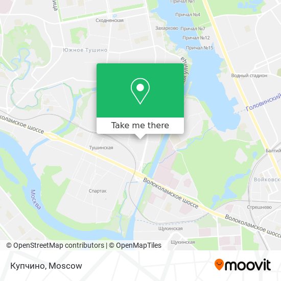 Купчино map