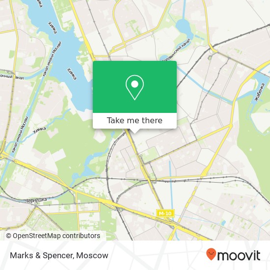 Marks & Spencer, Москва 125171 map