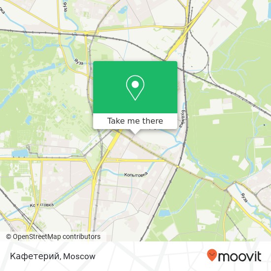 Кафетерий, улица Касаткина Москва 129301 map