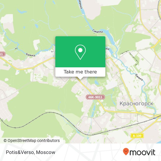 Potis&Verso, улица Ленина Красногорский район 143404 map