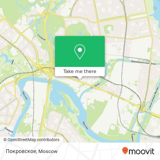 Покровское, Москва 125371 map