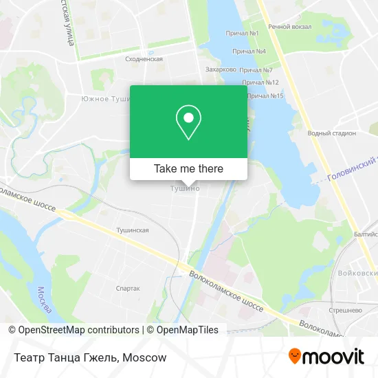 Театр Танца Гжель map