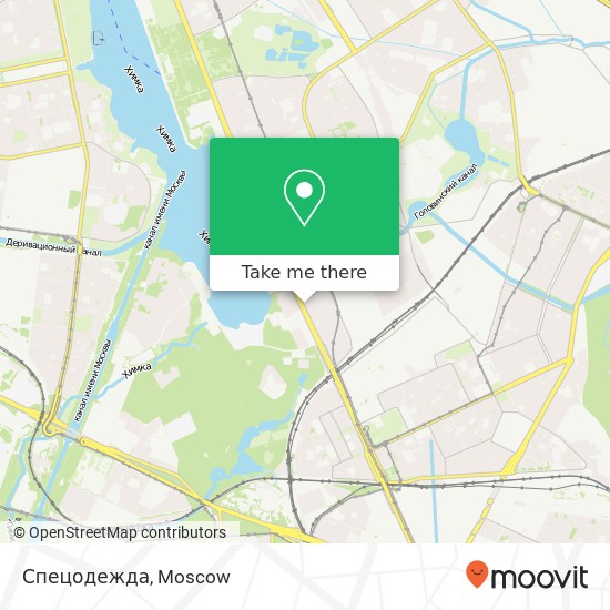 Спецодежда, Москва 125212 map