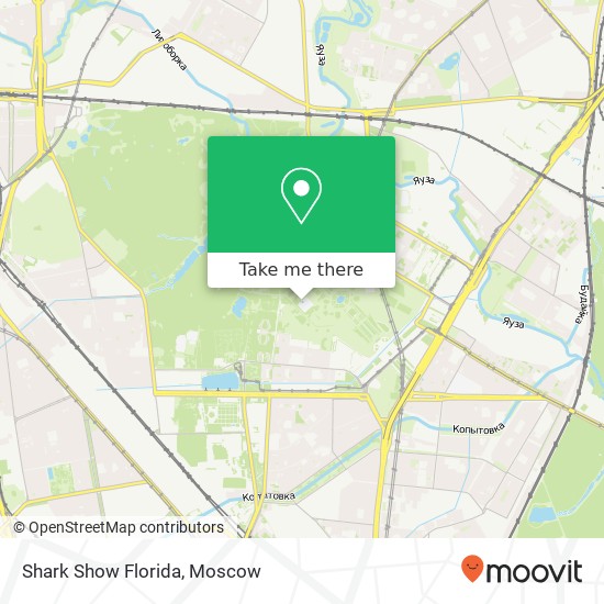 Shark Show Florida map