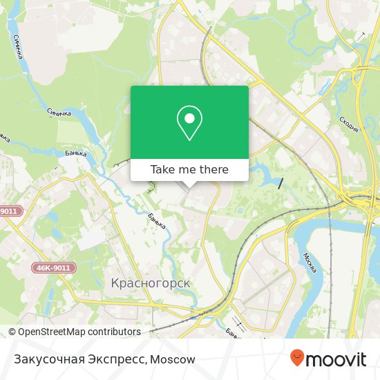 Закусочная Экспресс, Москва 125222 map