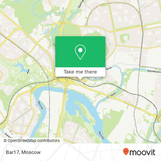 Bar17, улица Василия Петушкова Москва 125476 map
