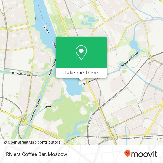 Riviera Coffee Bar, Москва 125212 map