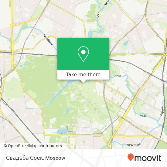 Свадьба Соек, Москва 129344 map
