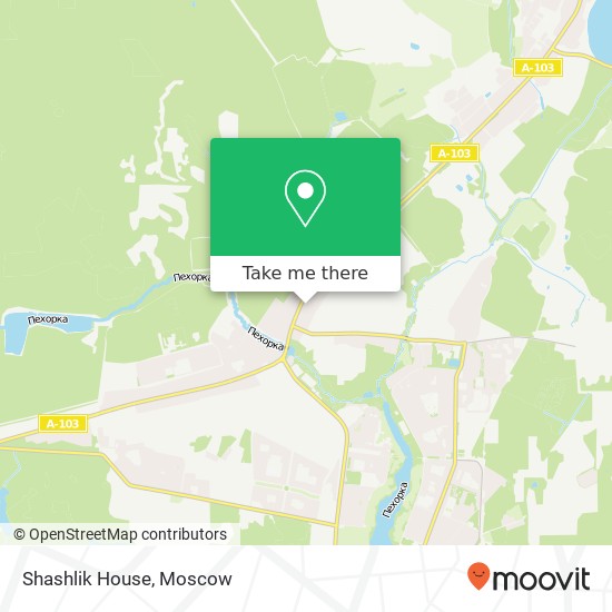 Shashlik House, Балашиха 143905 map