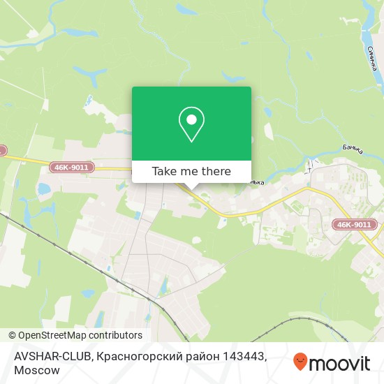 AVSHAR-CLUB, Красногорский район 143443 map