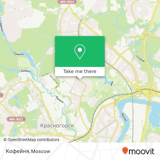 Кофейня, Москва 125222 map