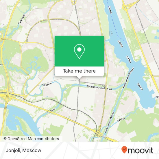 Jonjoli, Сходненская улица Москва 125363 map
