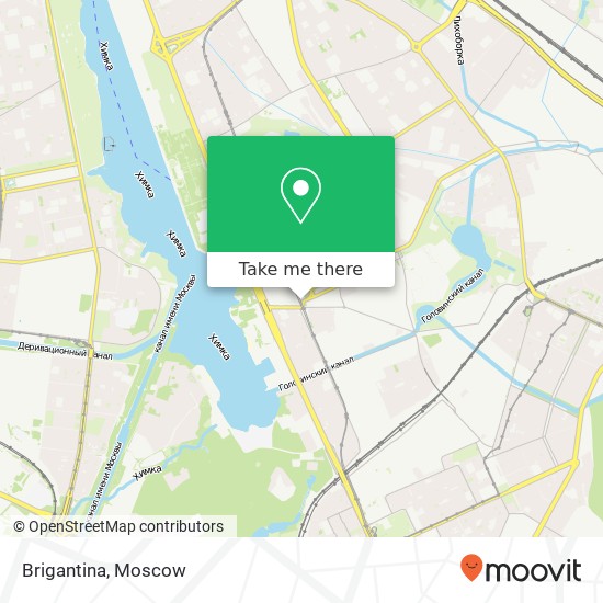 Brigantina, Москва 125212 map