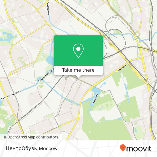 ЦентрОбувь, Москва 125008 map