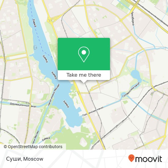 Суши, Москва 125212 map