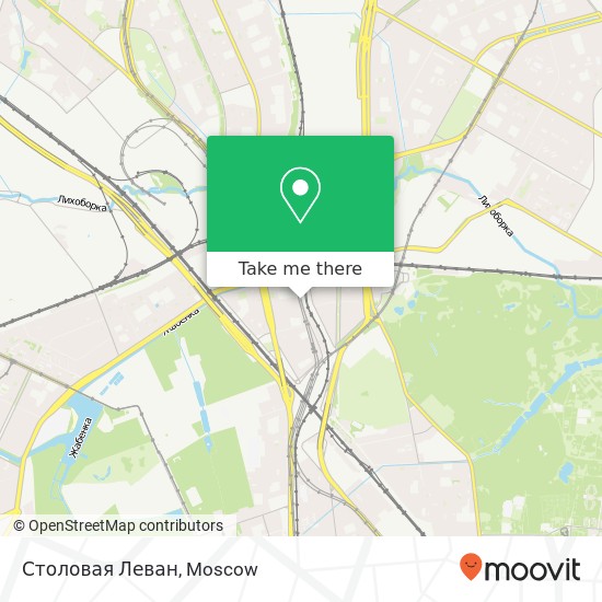 Столовая Леван, Локомотивный проезд Москва 127238 map