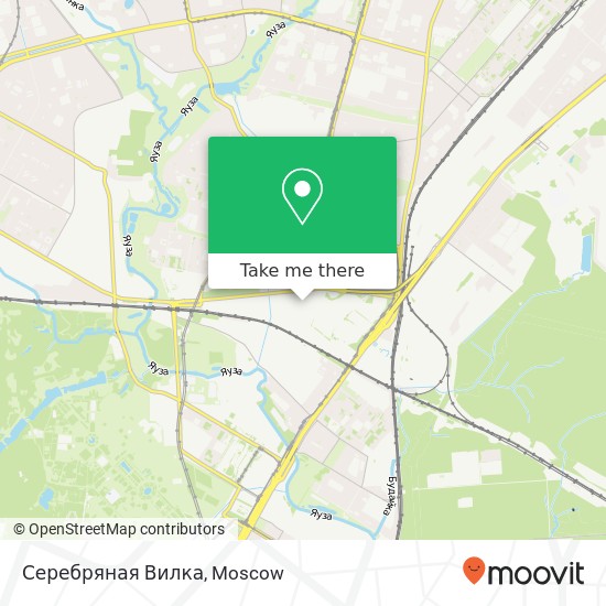 Серебряная Вилка, Москва 129343 map