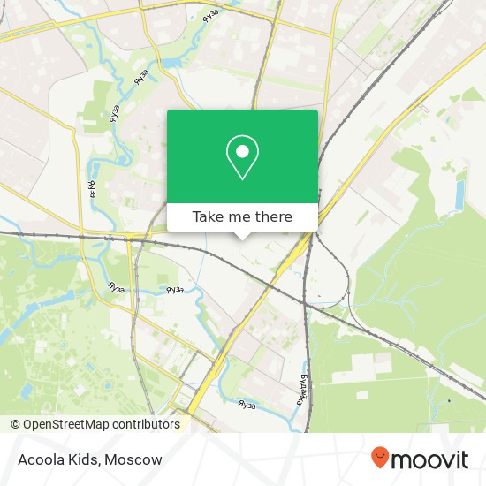 Acoola Kids, Медведковское шоссе Москва 129343 map
