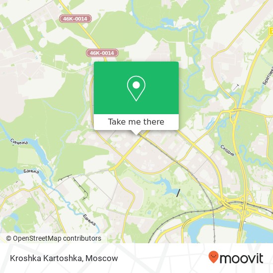 Kroshka Kartoshka, Москва 125368 map