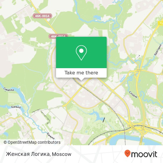 Женская Логика, Митинская улица, 40 Москва 125430 map