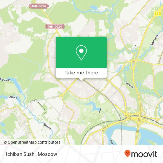 Ichiban Sushi, Митинская улица Москва 125222 map