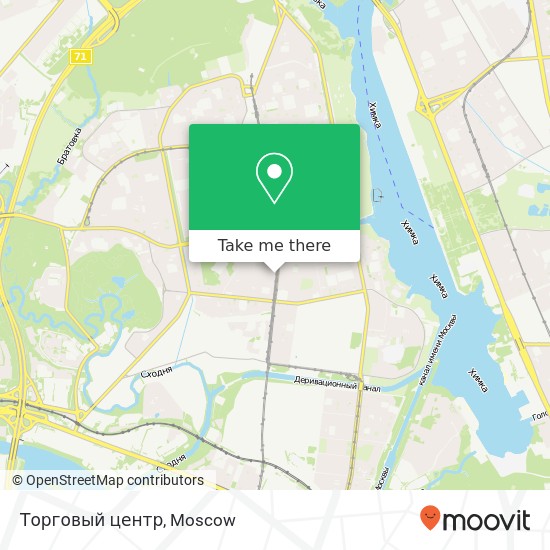 Торговый центр, Москва 125363 map