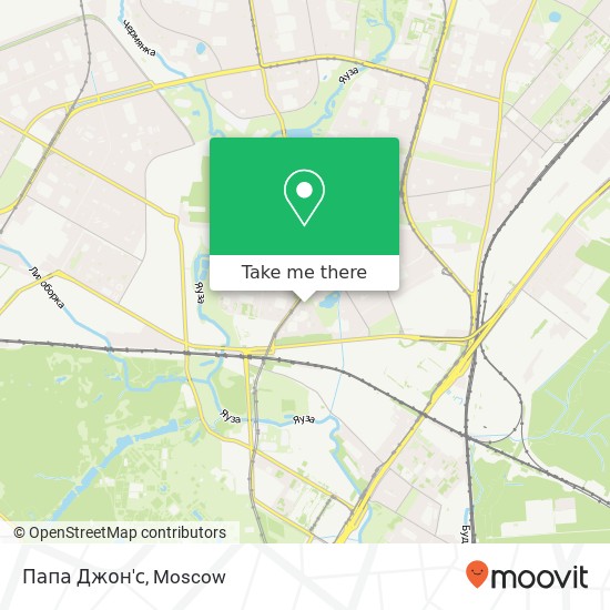 Папа Джон'с, Москва 129323 map