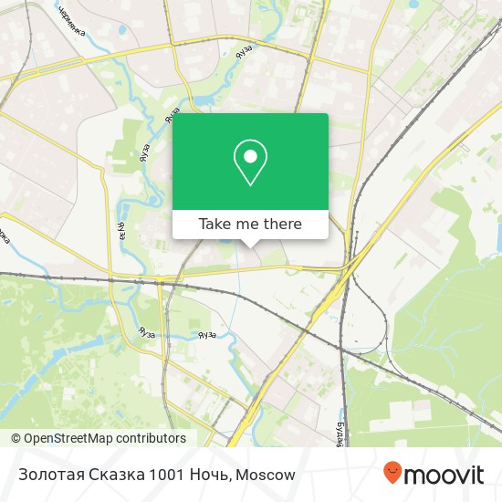 Золотая Сказка 1001 Ночь, Москва 129343 map