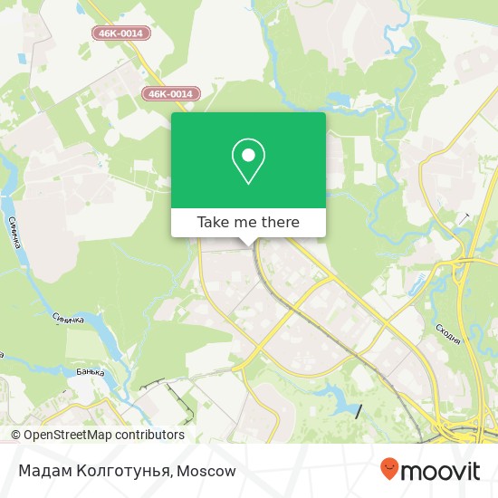 Мадам Колготунья, переулок Ангелов Москва 125368 map