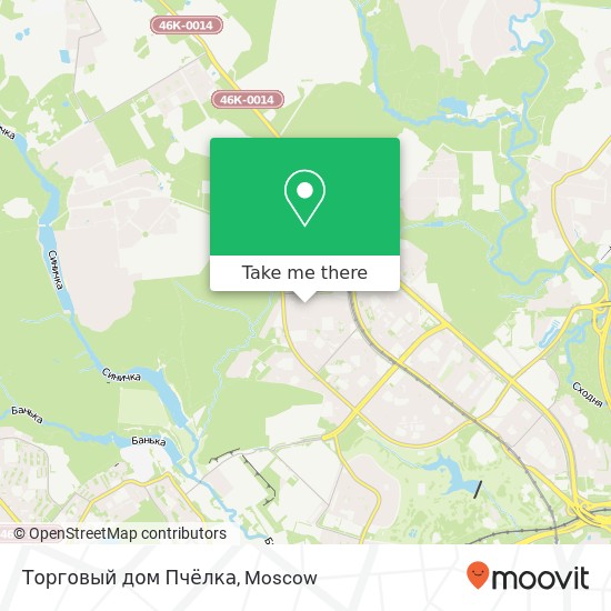 Торговый дом Пчёлка, Москва 125368 map