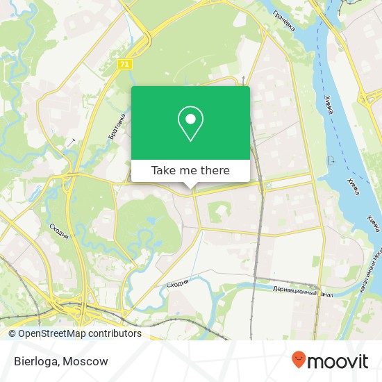 Bierloga, Москва 125459 map